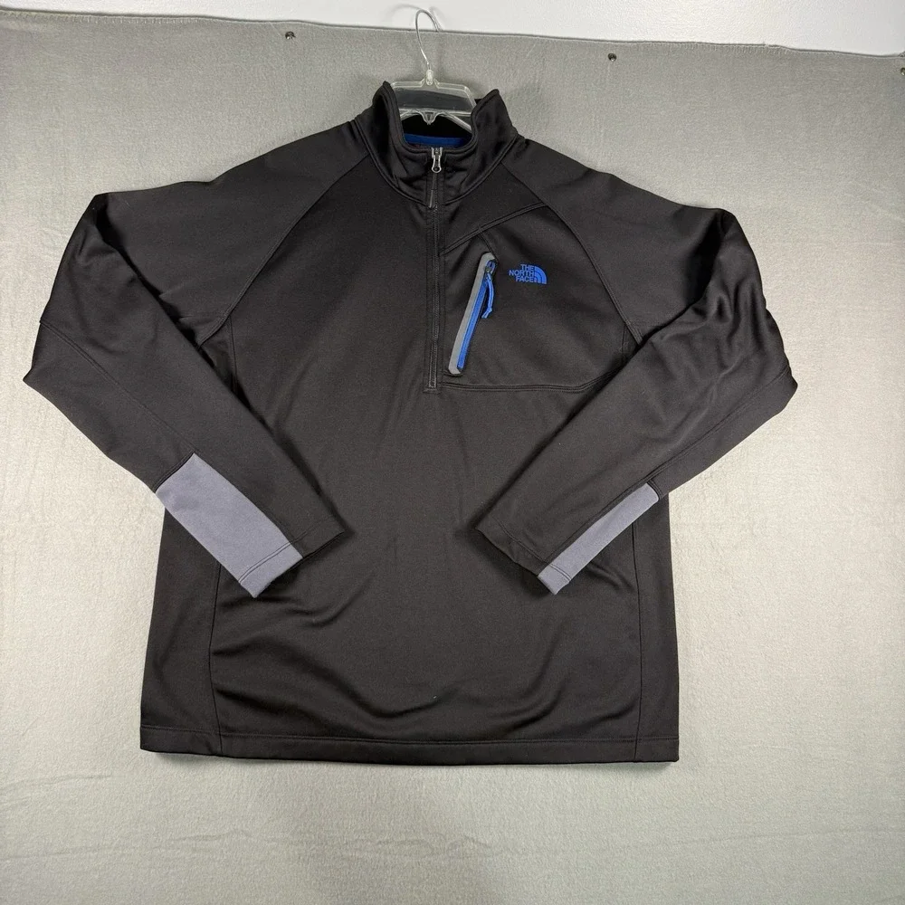 THE NORTH FACE Men's Half-Zip Pullover Long Sleeve  Sweater Size L
